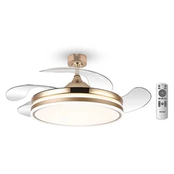 BRUNO Ceiling Fan with LED Light BRN-0226 Gold 42 AC 82W