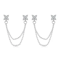 Σκουλαρίκι Bamoerα Καρφωτά BSE1106 με Κυβική Ζιρκόνια, Ασήμι 925, Ασήμι