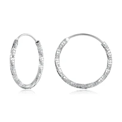 Σκουλαρίκι Bamoerα Κρίκοι BSE1178-M, Ασήμι 925, 2.1Cm, Ασημί