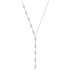 Κολιέ Bamoer BSN330 με Κυβική Ζιρκόνια, Ασήμι 925, Ασημί