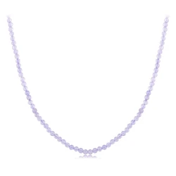 Κολιέ Bamoer BSN431 με Κρύσταλλα, Ασήμι 925, Μωβ