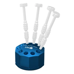 Βάση Κατσαβιδιών Best BST-10S, 10 θέσεων, περιστρεφόμενη, μπλε