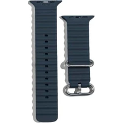 XO Λουράκι Ρολογιού Σιλικόνης BT02A Marine Γκρι Μπλε 38 40 41mm