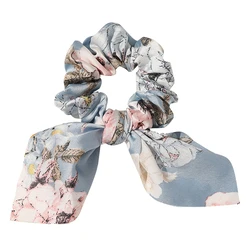 Λαστιχάκι Μαλλιών Roxxani με Μικρό Φιόγκο Bthu-0003, Φλοράλ