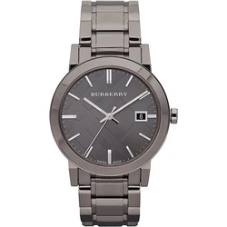 Γυναικείο Ρολόι Burberry Bu9007 (38 mm) Μεταλλικό Μπρασελέ Ασημί
