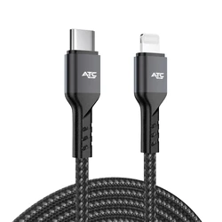 ATC-C9 Καλώδιο Φόρτισης & Συγχρονισμού USB-C σε Lightning 20W 2m - Atc