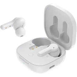 Bluetooth Handsfree Qcy T13 TWS White Dual Driver 4-mic noise cancel. - Quick Charge 380mAh