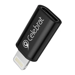 Αντάπτορας Lightning Celebrat σε USB-C Ca-03, 2A, 480Mbps, Μαύρος