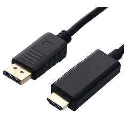 Καλώδιο DisplayPort Powertech σε HDMI CAB-Dp070, 1080P, 1.5M, Μαύρο