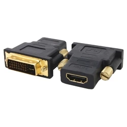 Αντάπτορας Dvi-I Αρσενικό Σε Hdmi Θηλυκό Powertech Cab-H056 Μαύρος