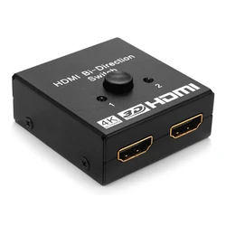 Powertech Hdmi Bi-Direction Switch 2 Σε 1, 4k X 2k & 3d, Μαύρο