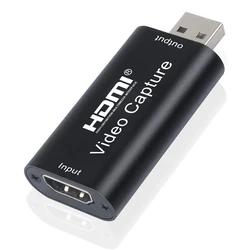 Αντάπτορας HDMI Powertech video capture CAB-H147, USB σύνδεση, 4K/60Hz, μαύρο