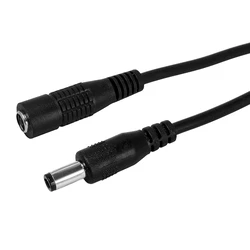 Powertech καλώδιο προέκτασης τροφοδοσίας CAB-H196, 5.5x2.1mm, 1.5m, μαύρο
