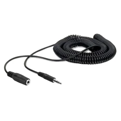 Καλώδιο Ήχου Powertech 3.5mm αρσενικό σε θηλυκό CAB-J044, 3 pin, 1.5m, μαύρο