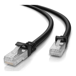 Καλώδιο Δικτύου Powertech CAB-N203, Cat 5e U/UTP, CCA 26AWG, 15m, μαύρο