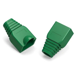 Κάλυμμα Δικτύου Powertech για Βύσμα RJ45 CAB-N285 πράσινο, 10τμχ