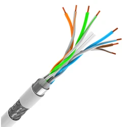 Καλώδιο Δικτύου Powertech Cab-N297 Cat 6 S/Ftp Cca 24awg 100m Γκρι
