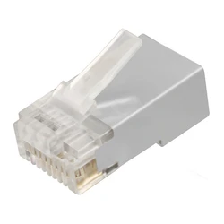 Βύσμα Δικτύου Powertech RJ45 Cat 6a CAB-N321, μεταλλικό, 8p8cs, 50τμχ