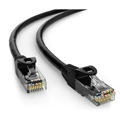 Καλώδιο Δικτύου Powertech Cab-N407, Cat 6 U/Utp, Cca, 250Hz, 7.5M, Μαύρο