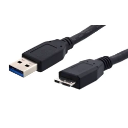 Καλώδιο USB Powertech σε Micro B USB CAB-U004, 5Gbps, 1.5m, μαύρο