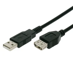 Καλώδιο USB Powertech προέκτασης CAB-U012, 480Mbps, 3m, μαύρο