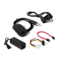 Converter Powertech USB 2.0 σε IDE & SATA CAB-U122, με Τροφοδοσία, 0.8M