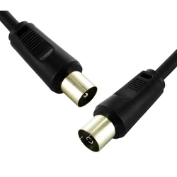 Καλώδιο Κεραίας Powertech CAB-V004, αρσενικό σε θηλυκό, 1.5m, μαύρο