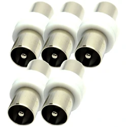 Αντάπτορας Powertech PAL 9.5mm αρσενικό CAB-V022 για TV, 5τμχ