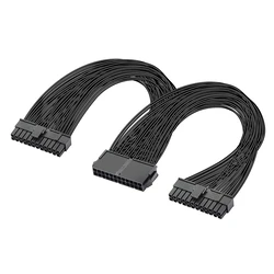 Καλώδιο Μητρικής Powertech 24Pin σε 2X 24Pin Cab-W052, 0.25M