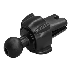 Βάση Αυτοκινήτου Powertech Εξάρτημα τοποθέτηση σε αεραγωγό CAR-0009, μαύρο