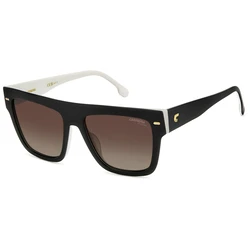 Γυναικεία Γυαλιά Ηλίου CARRERA 3016/S 80S/LA 55/17/140 Μαύρα Acetate με Καφέ Πολωμένους Φακούς (Κατηγορία 3)