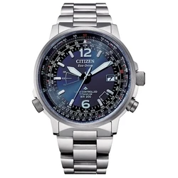 Ανδρικό Ρολόι Citizen Cb0230-81L (42,40mm) Μεταλλικό Μπρασελέ Ασημί