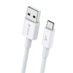 Καλώδιo USB Cabletime Type-C σε USB CB-24C, 3A, 1.2m, λευκό