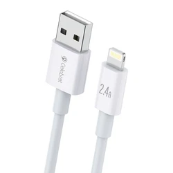 Καλώδιο Lightning Celebrat Σε Usb Cb-24l 12w 1.2m Λευκό