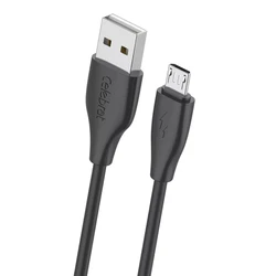 Καλώδιο USB Celebrat micro σε USB CB-31, 15W, 480Mbps, 1m, Μαύρο
