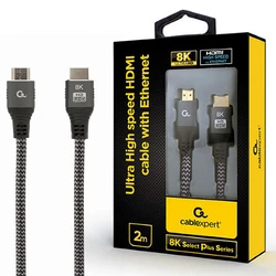 Καλώδιο HDMI Cablexpert ULTRA HIGH SPEED,8K SELECT PLUS SERIES 2M