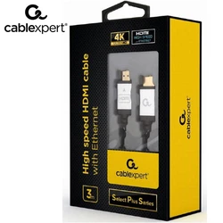 Καλώδιο HDMI Cablexpert 4K HIGH SPEED With Ethernet 'SELECT PLUS SERIES' 3M