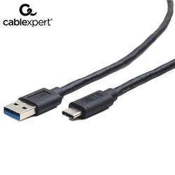 Καλώδιo USB Cablexpert 3.0 AM to Type-C 3M Black
