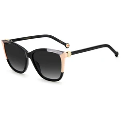 Carolina Herrera Γυναικεία Γυαλιά Ηλίου CH-0052-S-KDX Μαύρο Κοκκάλινο Σκελετό Γκρί Ντεγκραντέ Φακό