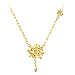 Κολιέ Bamoer Chn022 με Κυβική Ζιρκόνια, Ασήμι 925, Χρυσό