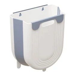 Πτυσσόμενος Κάδος Απορριμμάτων Cln-0051, 10L, 22.5X16.5X28.5Cm, Μπλε