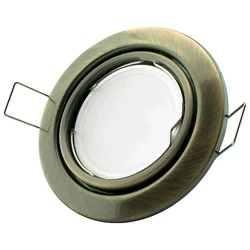 Χωνευτό Σποτ Avide GU10 Πλαίσιο Κώνος Σαγρέ Χαλκός