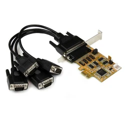 Controller PCIe Longshine 4x Serial PoweRed (RS232C) Retail