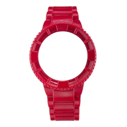 Γυναικείο Λουράκι WATX & CO Cowa1023 (43mm) Καουτσούκ Κόκκινο