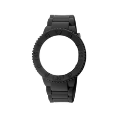 Λουράκι Ρολογιού Unisex WATX & CO Cowa1200 (43mm) Καουτσούκ Μαύρο