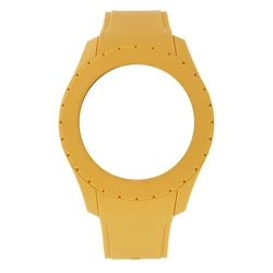 Λουράκι Ρολογιού Unisex WATX & CO Cowa3742 (49mm) Καουτσούκ Κίτρινο