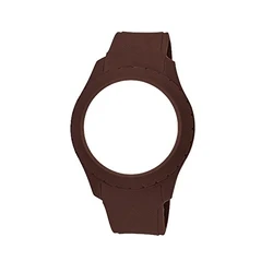 Λουράκι Ρολογιού Unisex WATX & CO Cowa3766 (49mm) Καουτσούκ Καφέ