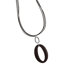 Γυναικεία Αλυσίδα Panarea Cp1M (32 cm) από Ασήμι Brown-Silver