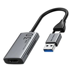 CABLETIME Video Capture CT-ACHC3-AG HDMI σε USB/USB-C 4K/30Hz γκρι