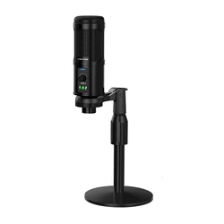 Mικρόφωνο CABLETIME πυκνωτικό MP03-AB, με αντιανέμιο & τρίποδα, USB